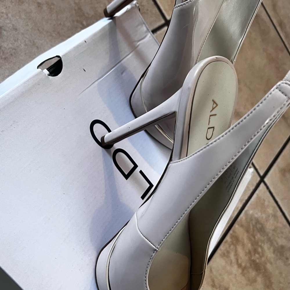 ALDO Women's Cream Slingback Heels